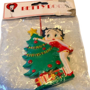 Betty Boop Christmas 2001 Christmas Ornament NIP